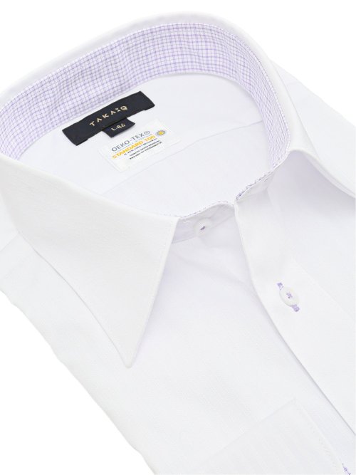 形態安定 吸水速乾 スタンダードフィット レギュラーカラー長袖シャツ