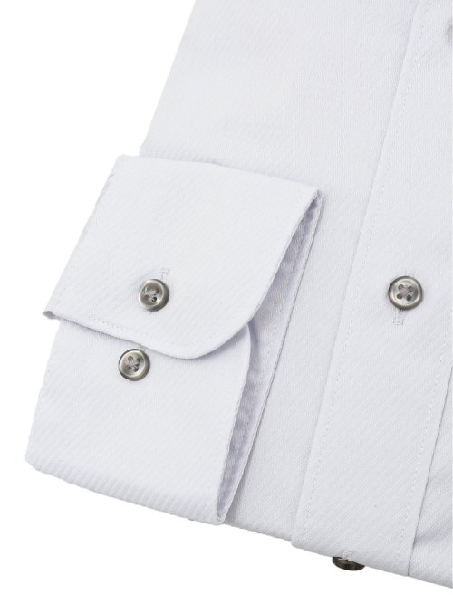 形態安定 吸水速乾 スタンダードフィット ボタンダウン長袖シャツ