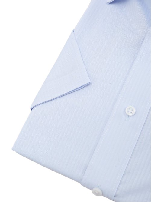 形態安定 吸水速乾 スタンダードフィット ワイドカラー半袖シャツ