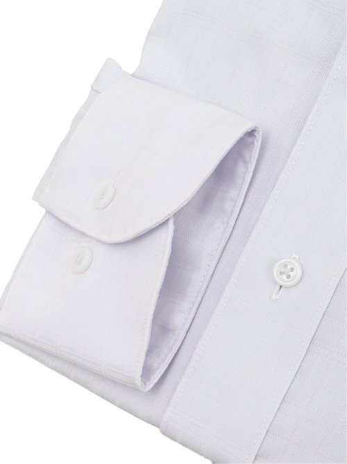 形態安定 吸水速乾 スタンダードフィット ボタンダウン長袖シャツ