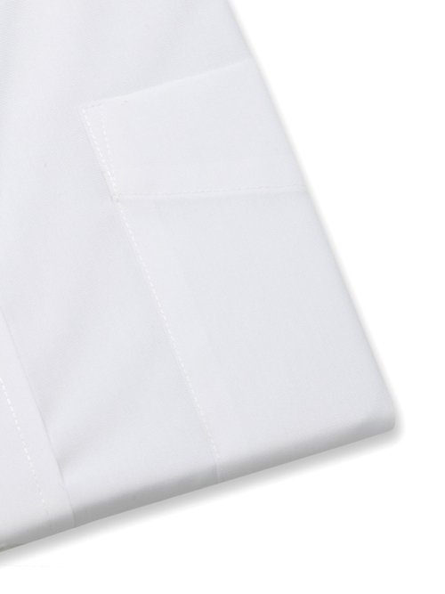 【白無地】形態安定 吸水速乾 レギュラーフィット レギュラーカラー長袖シャツ