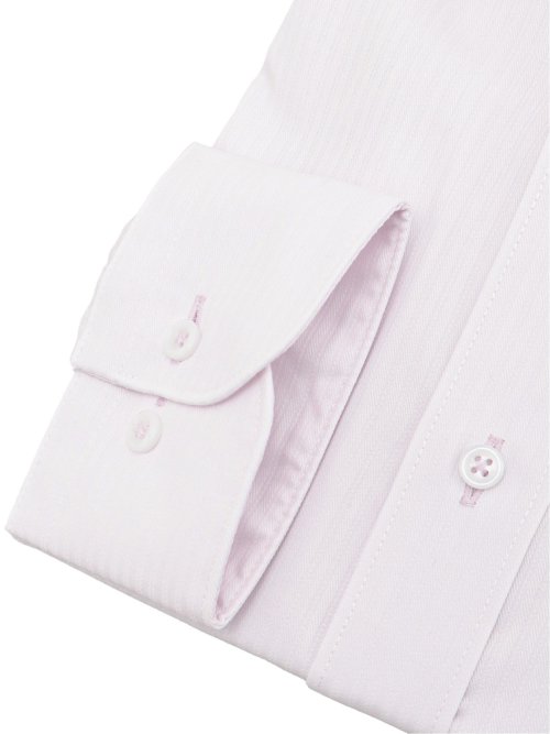 形態安定 吸水速乾 スタンダードフィット ワイドカラー長袖シャツ