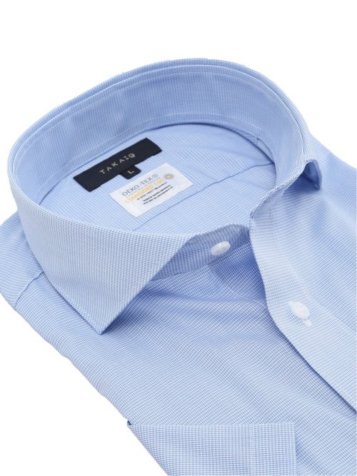 形態安定 吸水速乾 スタンダードフィット カッタウェイ半袖シャツ