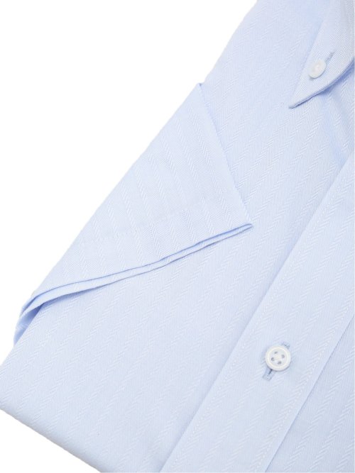 形態安定 吸水速乾 スタンダードフィット ボタンダウン半袖シャツ