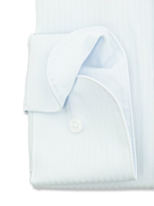 形態安定 吸水速乾 スタンダードフィット ワイドカラー長袖シャツ