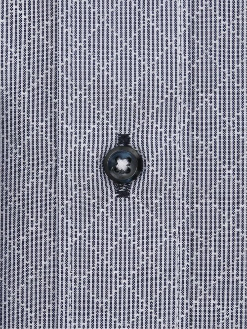 形態安定 吸水速乾 スタンダードフィット ボタンダウン長袖シャツ