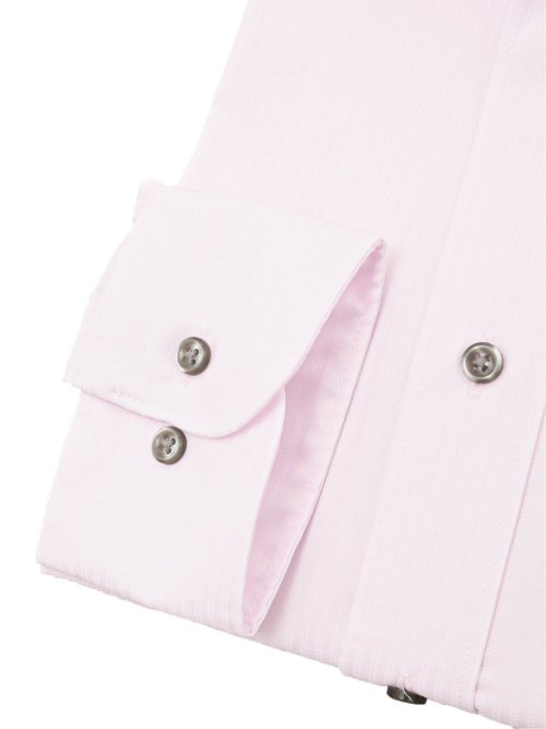 形態安定 吸水速乾 スタンダードフィット ワイドカラー長袖シャツ