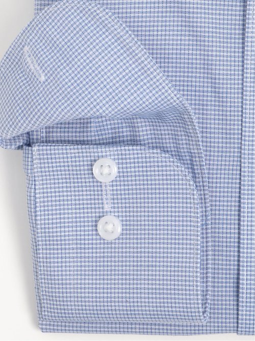 形態安定 吸水速乾 スタンダードフィット ボタンダウン長袖シャツ