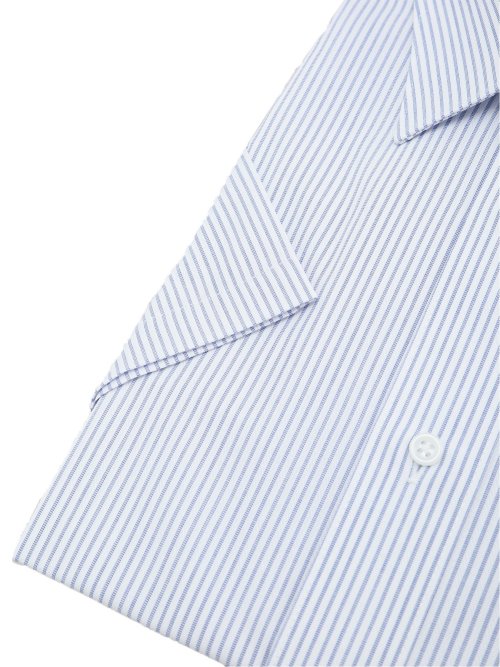 形態安定 吸水速乾 スタンダードフィット レギュラーカラー半袖シャツ