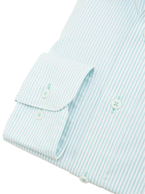 形態安定 吸水速乾 スタンダードフィット ワイドカラー長袖シャツ