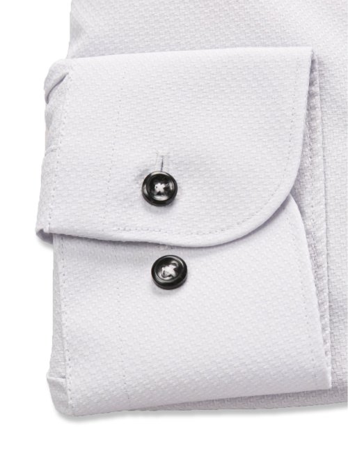 形態安定 吸水速乾 スタンダードフィット ワイドカラー長袖シャツ