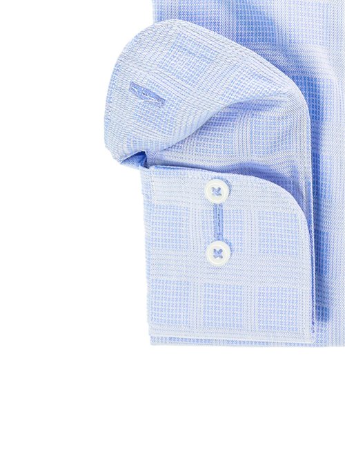 形態安定 吸水速乾 スタンダードフィット ワイドカラー長袖シャツ