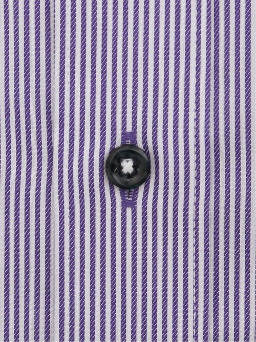 形態安定 吸水速乾 スタンダードフィット ワイドカラー長袖シャツ