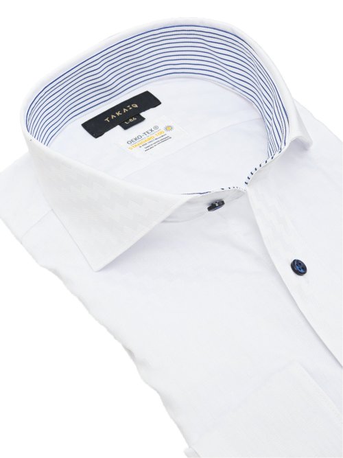 形態安定 吸水速乾 スタンダードフィット カッタウェイ長袖シャツ