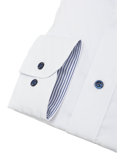 形態安定 吸水速乾 スタンダードフィット カッタウェイ長袖シャツ