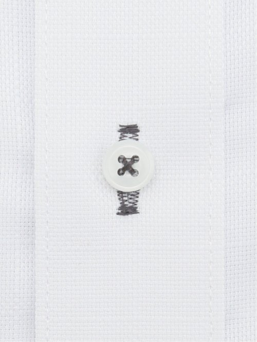 形態安定 吸水速乾 スタンダードフィット ボタンダウン長袖シャツ