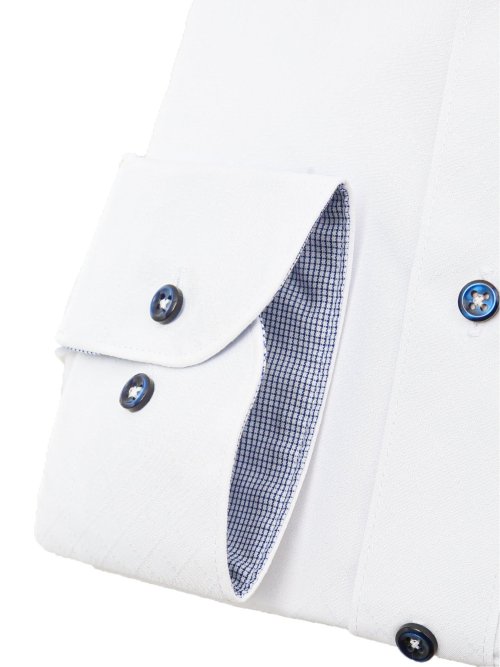 形態安定 吸水速乾 スタンダードフィット ボタンダウン長袖シャツ