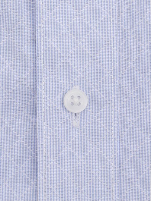 形態安定 吸水速乾 スタンダードフィット ボタンダウン長袖シャツ