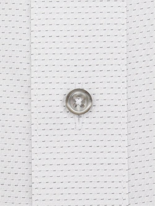 形態安定 吸水速乾 スタンダードフィット ボタンダウン長袖シャツ