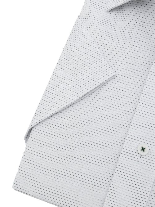 形態安定 吸水速乾 スタンダードフィット ワイドカラー半袖シャツ