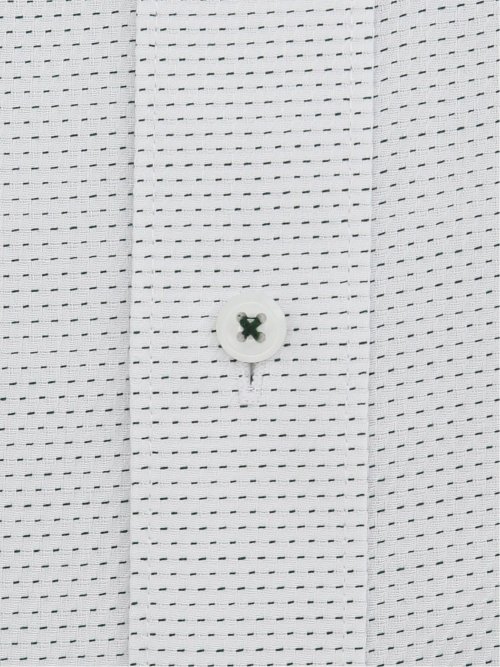 形態安定 吸水速乾 スタンダードフィット ワイドカラー半袖シャツ