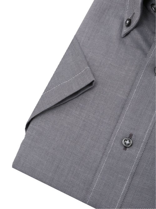 形態安定 吸水速乾 スタンダードフィット ボタンダウン半袖シャツ