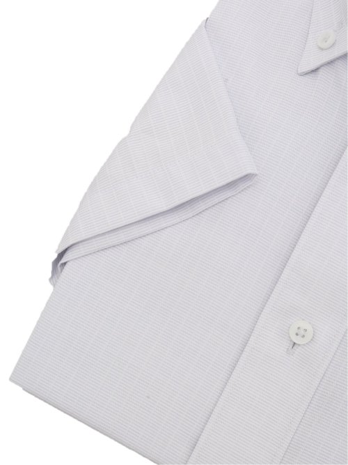 形態安定 吸水速乾 スタンダードフィット ボタンダウン半袖シャツ