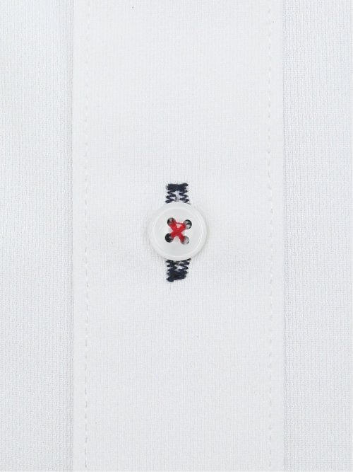 ノーアイロンストレッチ スタンダードフィット ボタンダウン長袖ニットシャツ