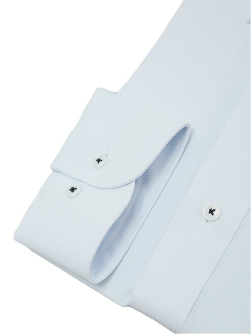 ノーアイロンストレッチ スタンダードフィット ボタンダウン長袖ニットシャツ