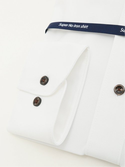 ノーアイロンストレッチ スタンダードフィット ボタンダウン長袖ニットシャツ