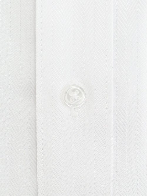 綿100% ノーアイロン スタンダードフィット ワイドカラー長袖シャツ