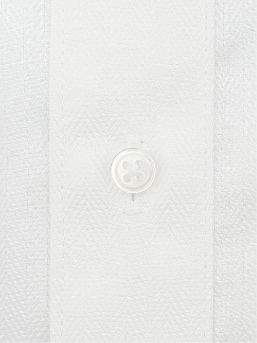 綿100% ノーアイロン スタンダードフィット ワイドカラー長袖シャツ