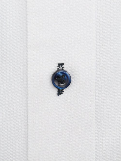 ノーアイロンストレッチ スタンダードフィット ワイドカラー長袖ニットシャツ