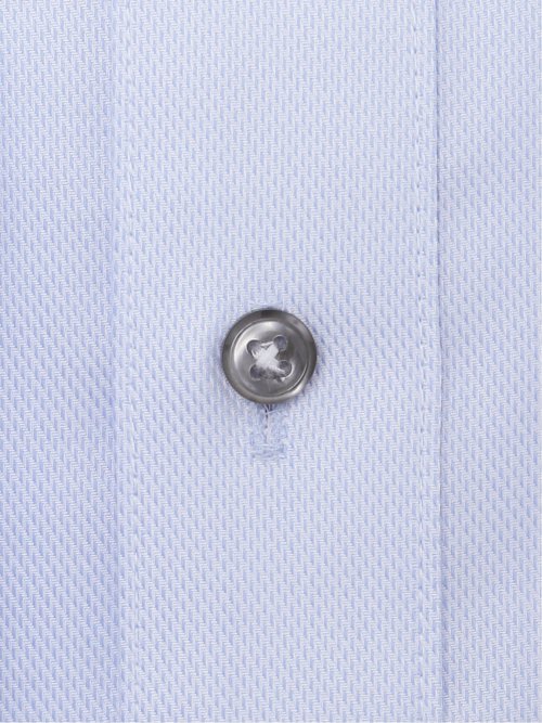 綿100% ノーアイロン スタンダードフィット ボタンダウン長袖シャツ