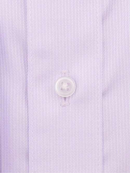 綿100% ノーアイロン スタンダードフィット ワイドカラー長袖シャツ