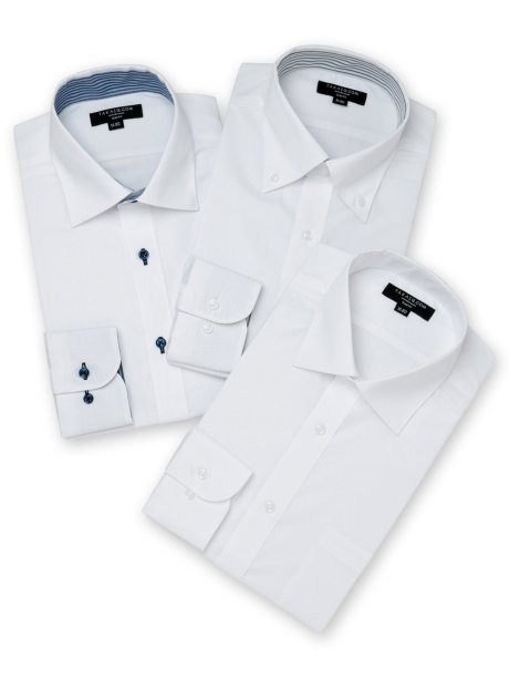 Web限定 タカキューメンズ Taka Q Men 形態安定抗菌防臭 スリムフィット長袖シャツ3枚セット S 37 80 01白 ビジネス シャツ ブラウス Taka Q Online Shop タカキューオンラインショップ 公式通販