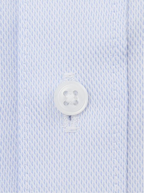 綿100% ノーアイロン スタンダードフィット ボタンダウン長袖シャツ