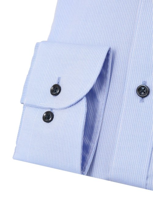 綿100% ノーアイロン スタンダードフィット カッタウェイ長袖シャツ