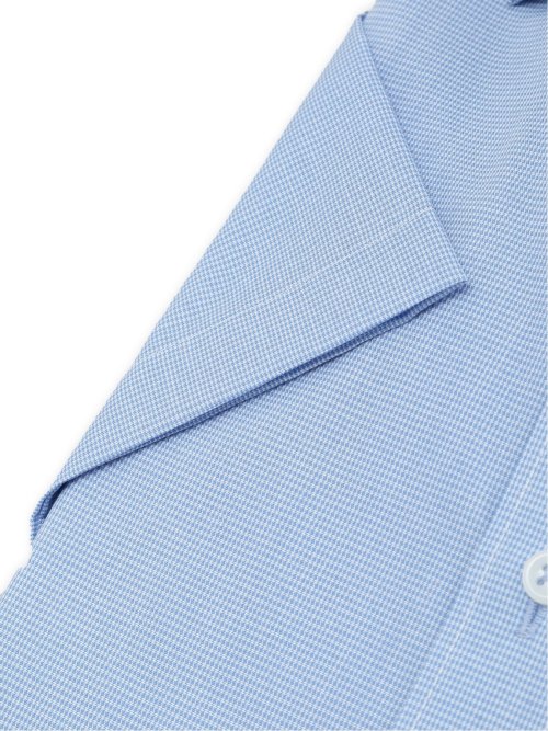 形態安定 吸水速乾 スタンダードフィット ワイドカラー半袖シャツ