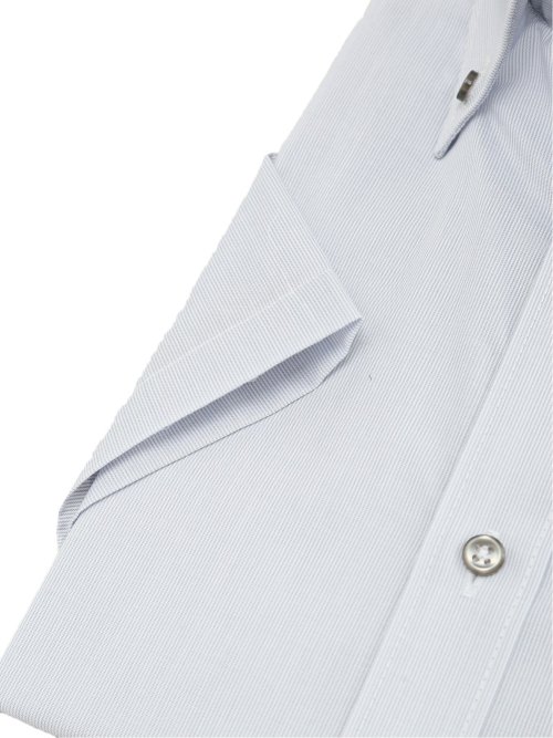 形態安定 吸水速乾 スタンダードフィット ボタンダウン半袖シャツ