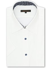 形態安定 スタンダードフィット レギュラーカラー半袖シャツ