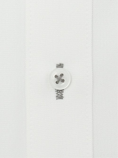 ノーアイロンストレッチ スタンダードフィット ワイドカラー長袖ニットシャツ