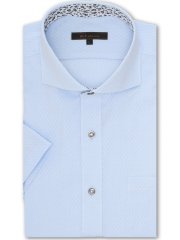 形態安定 スタンダードフィット カッタウェイ半袖シャツ