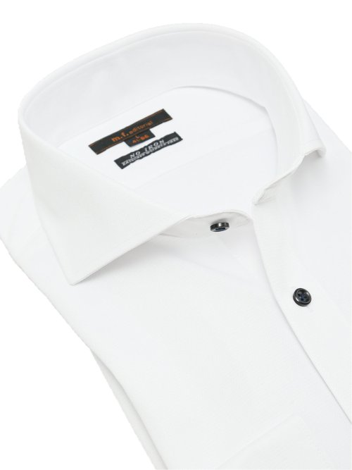 ノーアイロンストレッチ スタンダードフィット カッタウェイ長袖ニットシャツ