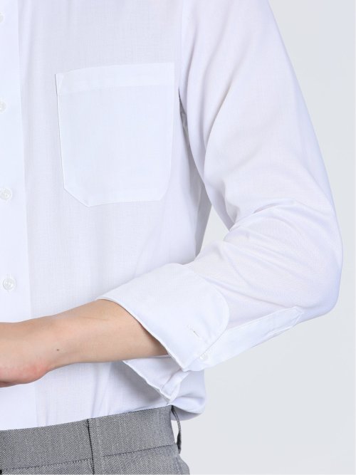 WEB限定】形態安定 吸水速乾 スリムフィット 長袖シャツ5枚