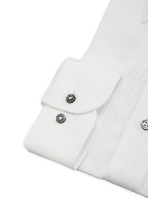 ノンアイロンストレッチ NEWスタンダードフィット ボタンダウン長袖ニットシャツ