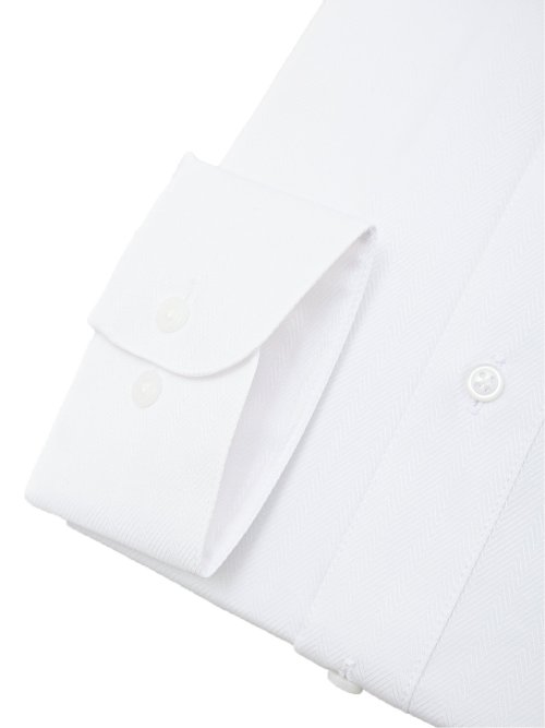 【WEB限定】形態安定 吸水速乾 スタンダードフィット 長袖シャツ5枚セット 白