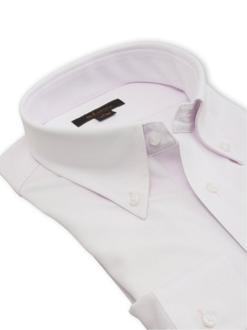 ノンアイロンストレッチ NEWスタンダードフィット ボタンダウン長袖ニットシャツ