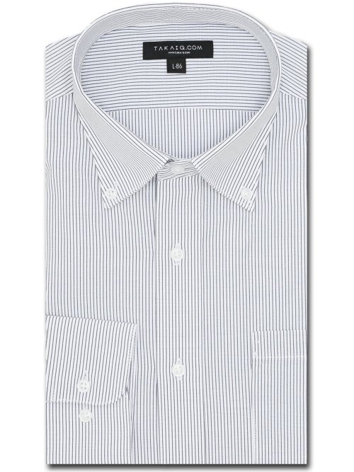 【WEB限定】形態安定 吸水速乾 スタンダードフィット 長袖シャツ5枚セット MIX