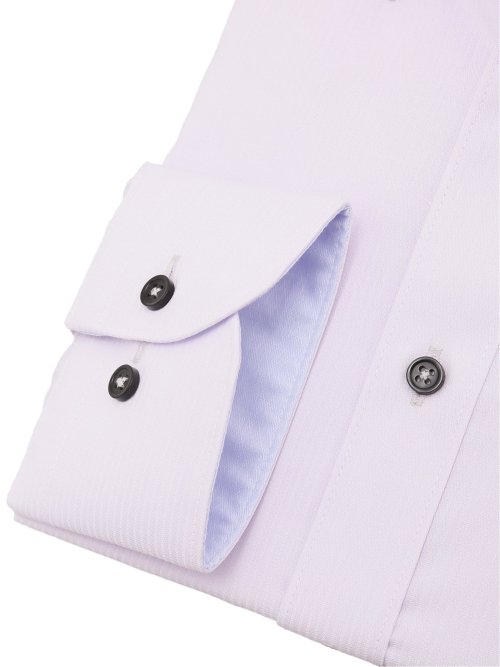 形態安定 吸水速乾 スタンダードフィット ボタンダウン長袖シャツ